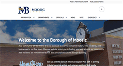Desktop Screenshot of moosicborough.com